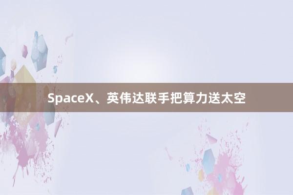 SpaceX、英伟达联手把算力送太空