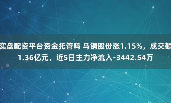 实盘配资平台资金托管吗 马钢股份涨1.15%，成交额1.36亿元，近5日主力净流入-3442.54万